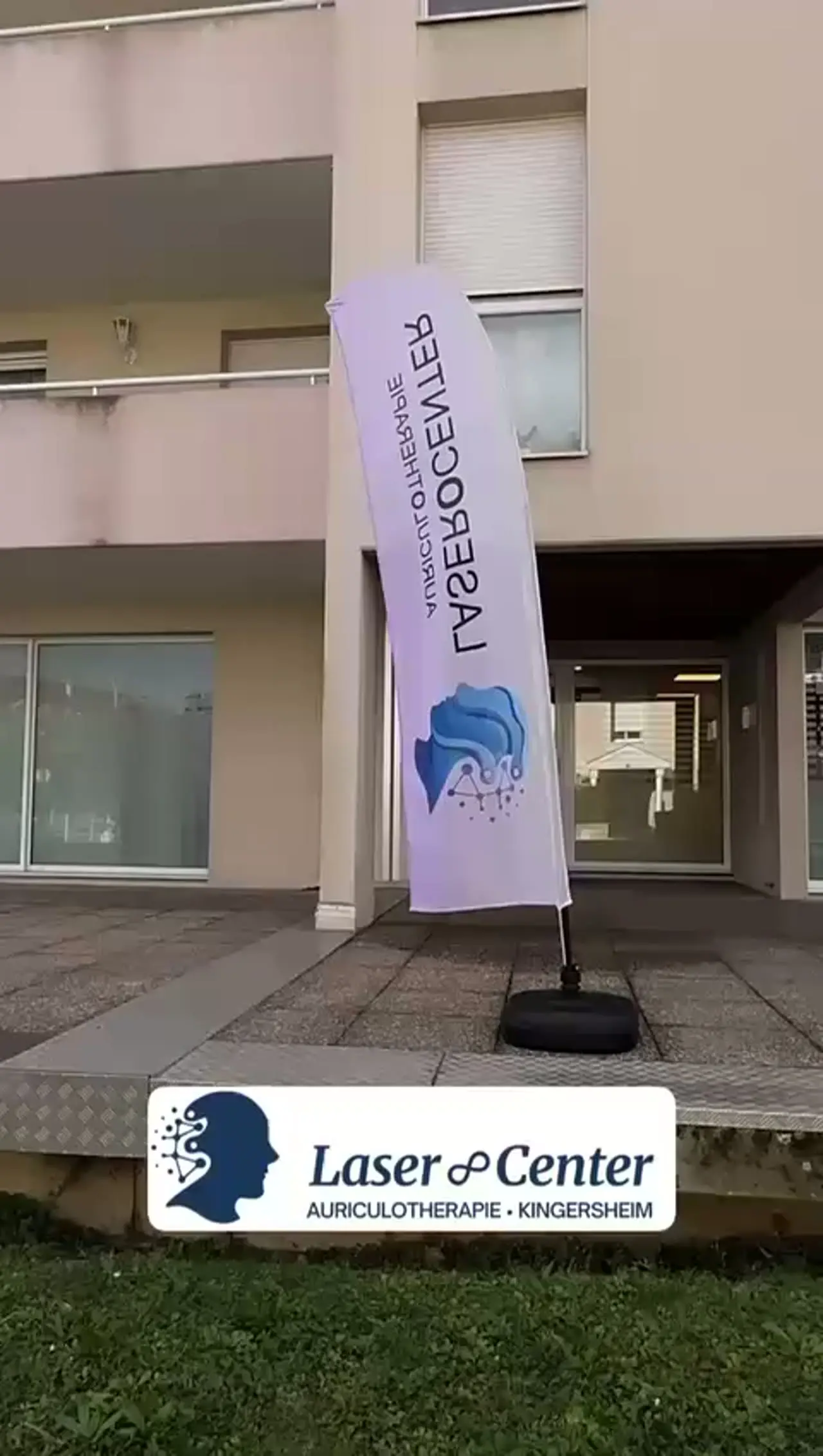 Arrivée au cabinet Laser center à Kingersheim